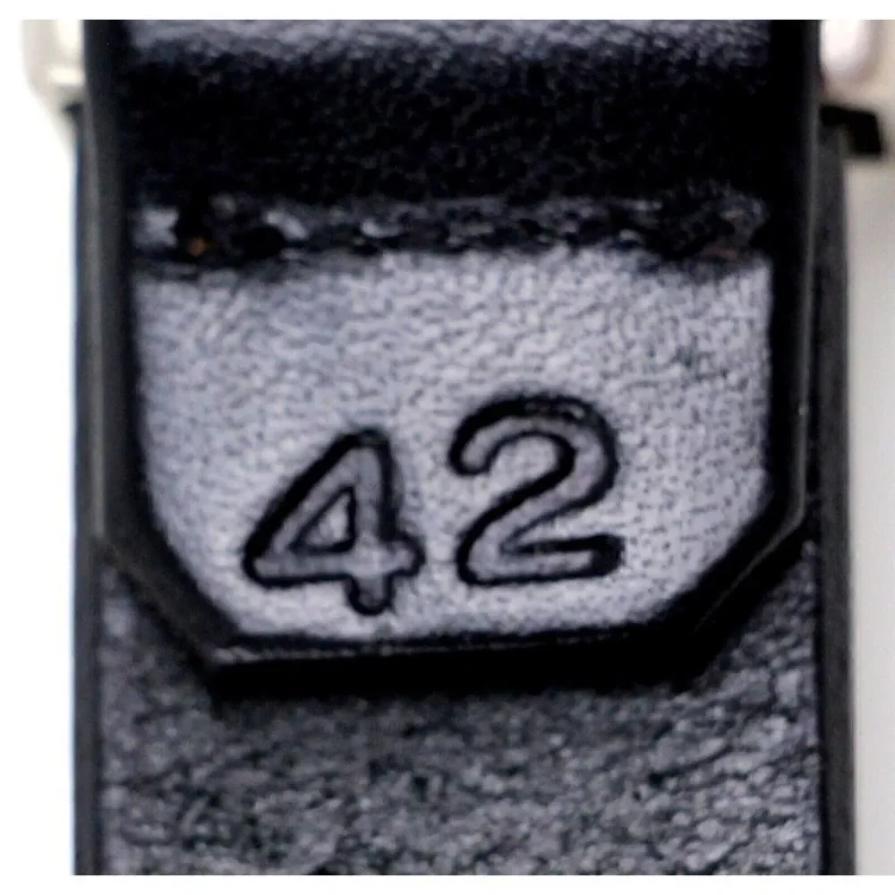 MOD DEPOSE SADDLE BLACK GENUINE LEATHER 1 1/8
